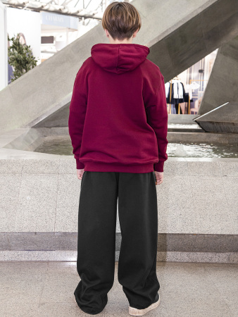 5128 Брюки спорт. д/м трик. (черный весь размерный ряд)