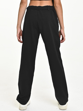 10340 Брюки спорт д/д (черный весь размерный ряд)