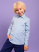 2092 Рубашка д/м (голубой размер 122)