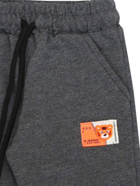 4313-B Брюки спорт д/м (антрацит 86)