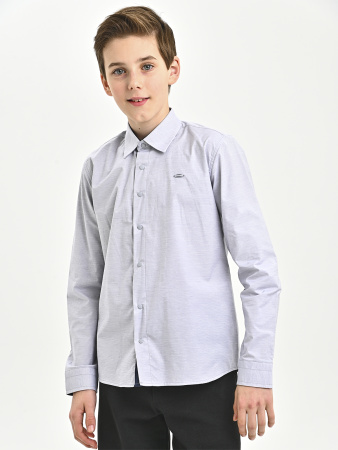 4969 Рубашка дл.р. д/м (светло-серый весь размерный ряд)