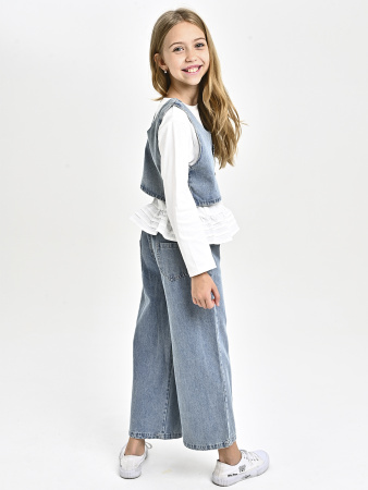 96123-Ch Костюм д/д (белый весь размерный ряд)