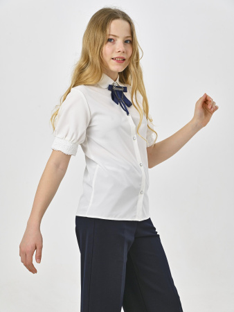 B-682 Блузка д/д (белый весь размерный ряд)