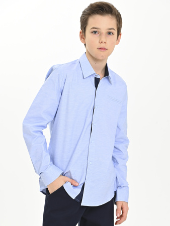 4979 Рубашка дл.р. д/м (светло-голубой весь размерный ряд)