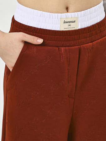 2580KG Брюки д/д (терракотовый весь размерный ряд)