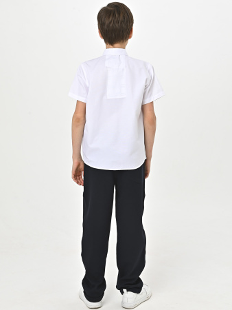 4914 Рубашка (батал) к.р. д/м (белый весь размерный ряд)