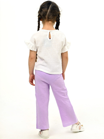 2388KG Костюм д/д (белый,сиреневый размер 30(116))