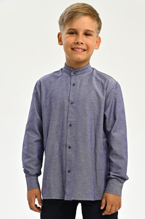2773 Рубашка дл.р. д/м (батал) (серый весь размерный ряд)