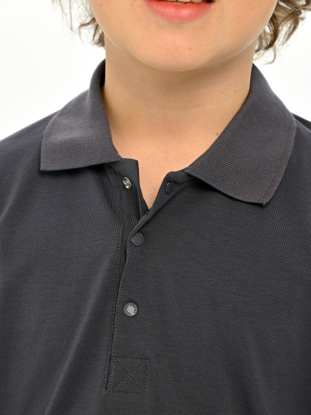 2803 Поло к.р. д/м (батал) (темно-серый весь размерный ряд)