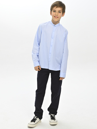 4021 Рубашка дл.р. д/м (батал) (светло-голубой весь размерный ряд)