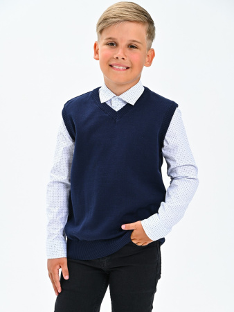 2479 Жилет д/м (2479-т.синий-122)