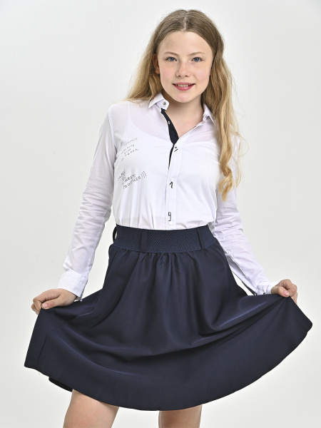 2341KG Юбка д/д (темно-синий весь размерный ряд)