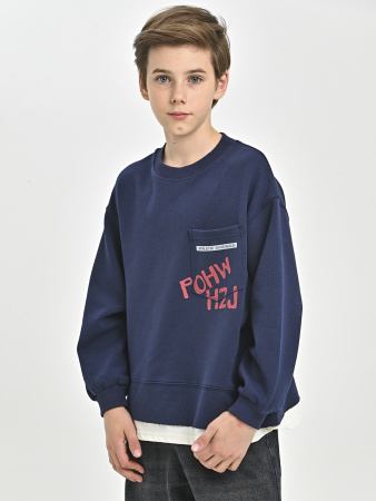 85Q317-Ch Джемпер (темно-синий весь размерный ряд)