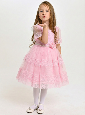 3198-Ch Платье д/д (розовый весь размерный ряд)