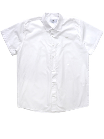 4705 Рубашка (батал) к.р. д/м (белый весь размерный ряд)