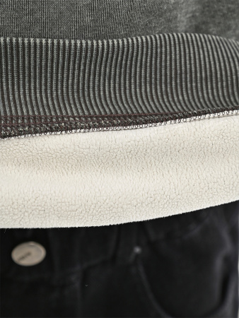 5069-Ch Толстовка утепленная д/м (хаки весь размерный ряд)