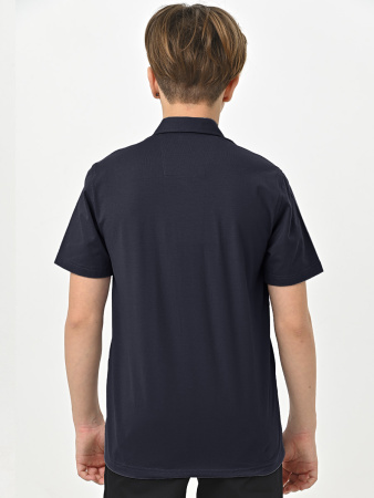 4805 Рубашка трик.(батал) к.р. д/м (темно-синий весь размерный ряд)