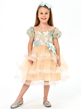 2127 Платье д/д (бежевый весь размерный ряд)