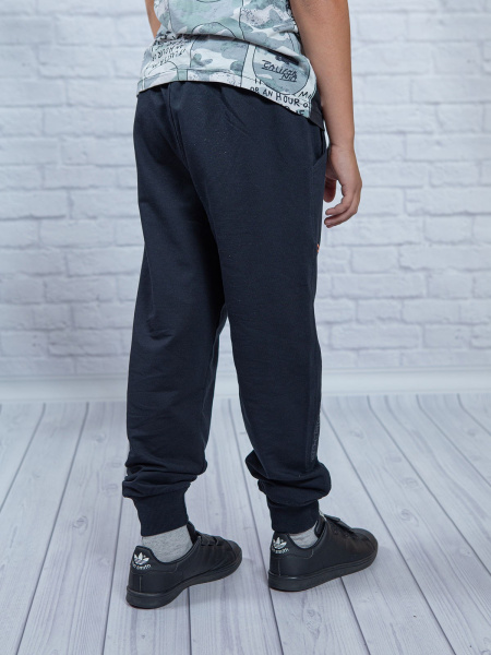 1063 Брюки спорт д/м (темно-синий весь размерный ряд)