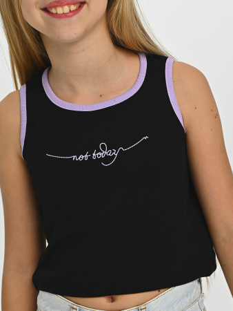 10554 Топ д/д (черный весь размерный ряд)