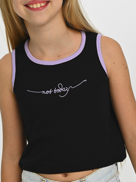 10554 Топ д/д (черный весь размерный ряд)