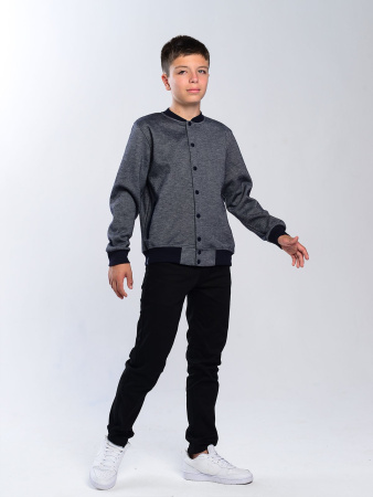 2616 Жакет д/м (темно-синий,серый весь размерный ряд)