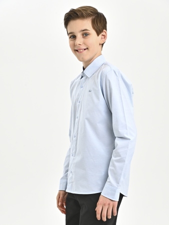 4971 Рубашка дл.р. д/м (светло-голубой весь размерный ряд)