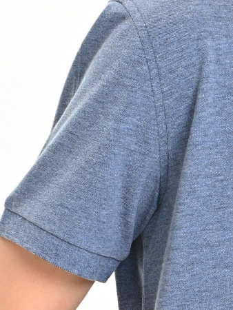 4802 Рубашка трик.(батал) к.р. д/м (джинсовый меланж весь размерный ряд)