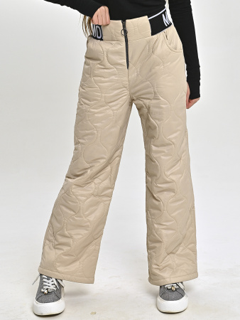 2378S Брюки болоневые д/д (кремовый весь размерный ряд)