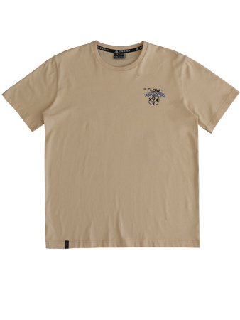 3022 Футболка д/м (бежевый весь размерный ряд)