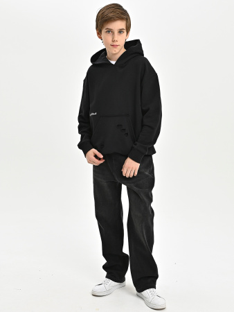 5175 Толстовка д/м (черный весь размерный ряд)