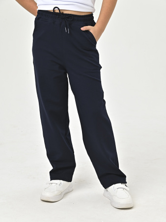 4558 Брюки спорт д/м (темно-синий весь размерный ряд)