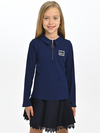 2415KG Блузка дл.р.  (темно-синий весь размерный ряд)