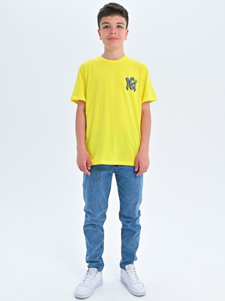 2309 Футболка д/м (желтый весь размерный ряд)