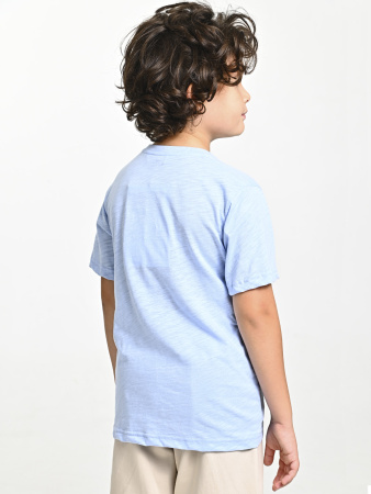 4621 Футболка д/м (голубой весь размерный ряд)