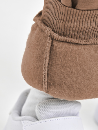 8019-B Брюки спорт утепл. д/м (коричневый 128)