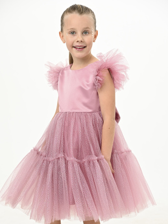 9372 Платье д/д (темно-розовый весь размерный ряд)