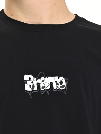 4583 Футболка д/м (черный весь размерный ряд)