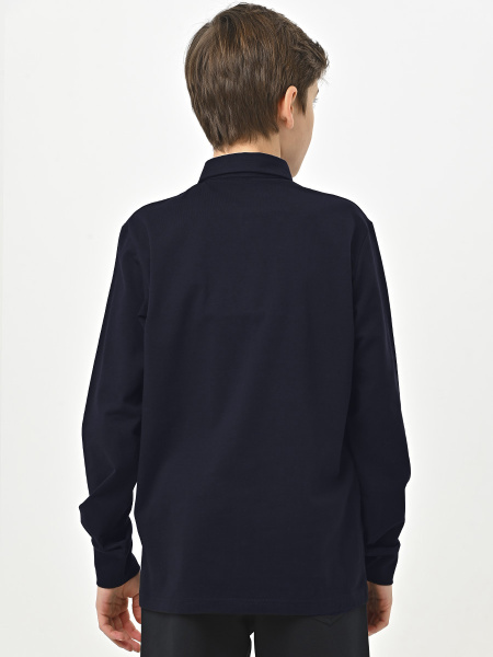 4750 Поло дл.р. д/м (темно-синий весь размерный ряд)