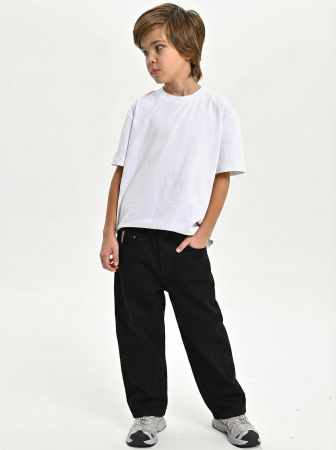 262405-Ch Джинсы утепленные д/м (черный весь размерный ряд)