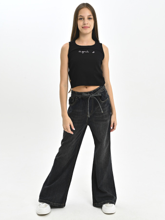 Q258806-Ch Джинсы д/д (черный весь размерный ряд)