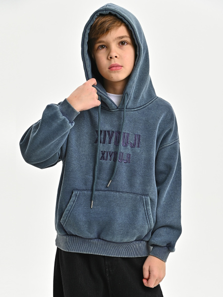 5078-Ch Толстовка утепленная д/м (морская волна весь размерный ряд)