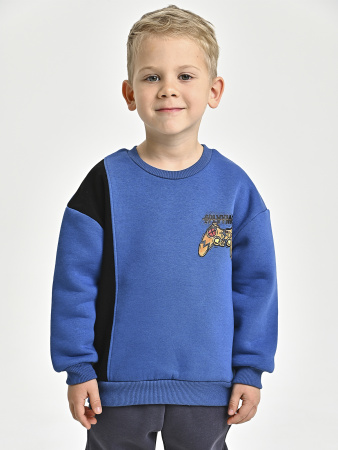 225550 Толстовка утепл. д/м (синий весь размерный ряд)