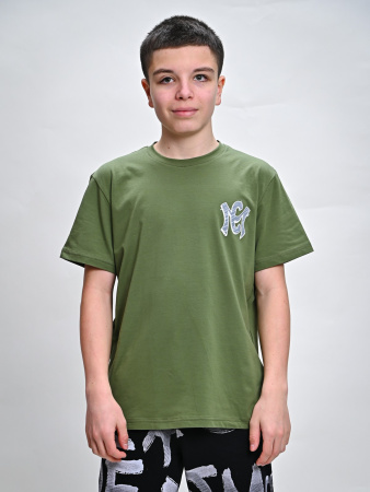 2308 Футболка д/м (хаки весь размерный ряд)