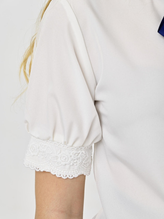 B-682 Блузка д/д (белый весь размерный ряд)