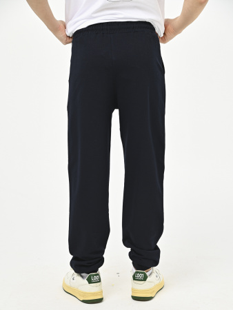 8044 Брюки спорт д/м (темно-синий весь размерный ряд)