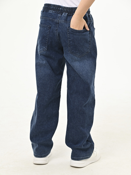 2-1473 Джинсы утепл. д/м (синий 116)