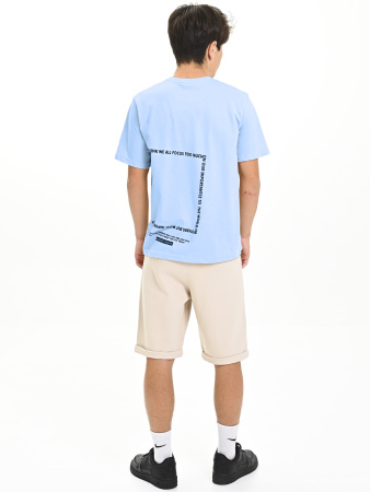 4628 Футболка д/м (голубой весь размерный ряд)