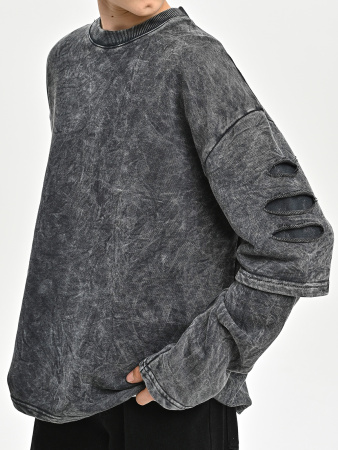 5158 Толстовка д/м (темно-серый весь размерный ряд)