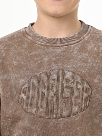 5003-F Толстовка д/м (коричневый 128)